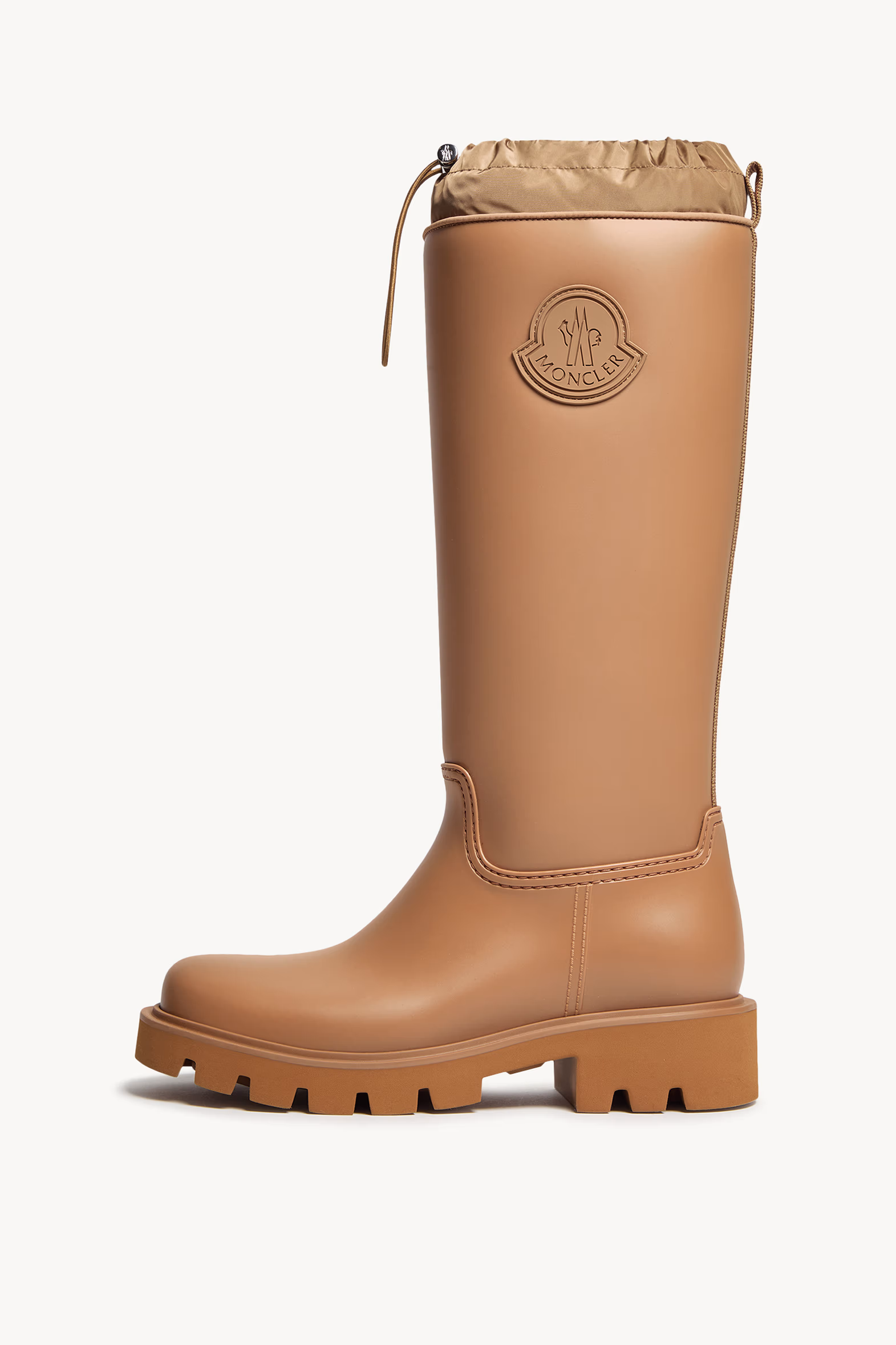 Kickstream High Rain Boots Women Light Brown Moncler 0
